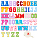 Nbeads 52 pcs chenille alphabet fer sur patchs DIY-WH0308-183-1