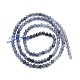 Natural Iolite/Cordierite/Dichroite Beads Strands G-P457-A03-11-3
