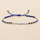 Bracelets de perles tressés en graines de verre XC9959-09-2