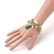 Edelstein mehrschichtige Stretch-Perlen-Armbänder Sets&nbsp;BJEW-JB05756-03-8