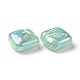 Perles acryliques placage irisé arc-en-ciel OACR-A010-06B-2