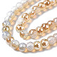 Chapelets de perles en verre transparente   GLAA-Q090-001A-3