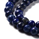 Chapelets de perles en lapis-lazuli naturel G-F561-5mm-G-7