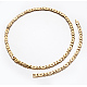 304 Stainless Steel Rhinestone Link Chain Necklaces & Bracelets Jewelry Sets SJEW-E056-11G-1