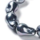 Hebras de perlas de concha electrochapadas BSHE-G035-01A-02-3