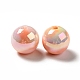 UV Plating Opaque Rainbow Iridescent Acrylic Beads MACR-D063-01A-06-2