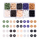 Pandahall 2200~2400 Uds 10 colores cuentas de arcilla polimérica hechas a mano ecológicas CLAY-TA0001-16-1