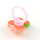 Les anneaux de manchette de mignon mixte enfant acrylique de forme RJEW-R130-03-B-4