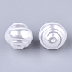 Perles d'imitation en plastique ABS écologiques OACR-T012-07-2