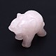 Natural Rose Quartz 3D Elephant Home Display Decorations G-A137-B01-15-2