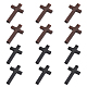 Chgcraft 12 шт. 2 цвета крестообразные деревянные окрашенные большие подвески для DIY ожерелье браслет серьги ювелирные изделия ремесло WOOD-CA0001-68-1