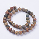 Chapelets de perles en pierre précieuse naturelle et synthétique G-XCP0002-3