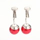 Perles à la mode de perles de verre Boucles d'oreilles clip EJEW-JE01518-06-2