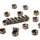 Messing Strass Zwischen perlen&nbsp;RB-A014-L8mm-01AB-NF-1