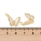 Латунные микро проложить кубического циркония подвески KK-U058-08G-01-3