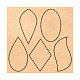 Геометрические формы для резки дерева DIY-WH0169-07-1