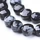 Natural Snowflake Obsidian Beads Strands G-L538-003-2