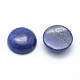 Cabochons en lapis lazuli naturel X-G-P393-R11-12mm-2