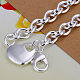 Bracelets en laiton avec breloque de cœur pour femmes BJEW-BB12638-4