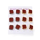 6 paire de boucles d'oreilles carrées en acrylique de 2 couleurs EJEW-A024-03D-1
