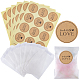 Craspire 120 шт. плоские полупрозрачные пергаминовые вощеные бумажные мешочки для угощений мешочки для печенья STIC-CP0001-11F-1