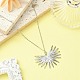 304 Stainless Steel Pendant Necklace for Women NJEW-JN04387-05-2