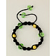 Mode geflochtenen Perlen Armbänder BJEW-JB00365-2