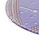 Diy Алмазная картина висит тканая сетка/паутина с комплектами подвесок из перьев DIY-I084-10-6