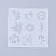 Пластиковые многоразовые шаблоны трафаретов для рисования DIY-L026-106B-1