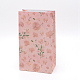 Floral Pattern Paper Bags CARB-WH0009-11A-3