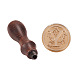 PandaHall Elite DIY Letter Scrapbook Brass Wax Seal Stamps and Wood Handle Sets AJEW-PH0010-Y-4