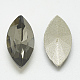 Cabujones de cristal con rhinestone RGLA-T083-5x10mm-03-2