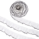 7.5 Yard Polyester-Chiffon mit Rüschenbesatz OCOR-FG0001-61-1