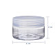 プラスチックビーズコンテナ  コラム  透明  4.2x6.7cm  容量：80ml（2.7液量オンス） CON-D004-2