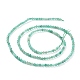 Brins de perles d'émeraude naturelles G-A026-A01-2mm-2