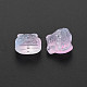 Two Tone Transparent Spray Painted Glass Beads GLAA-T022-22-C04-2