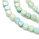 Brins de perles de verre de galvanoplastie de couleur dégradée GLAA-E042-03D-3
