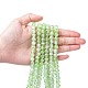 Chapelets de perles en verre craquelé peint CCG-S001-8mm-13-4