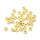 CCBプラスチックビーズ  フラットラウンド/ディスク  ゴールドカラー  6x2mm  穴：2.2mm CCB-G017-02G-1