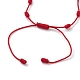 Bracelets de perles tressées réglables en corde de nylon unisexe BJEW-JB05798-01-3