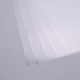 塩ビ透明高温耐性保護フィルム  片面  正方形  透明  30.5x30.5x0.01cm X-AJEW-WH0017-13A-01-2