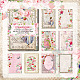 24 Sheets 8 Styles Retro Strawberry Scrapbook Paper Pads PW-WG37024-01-1