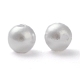 ABS Plastic Imitation Pearl Ball Beads X-MACR-A004-8mm-01-1