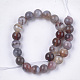 Natural Botswana Agate Beads Strands X-G-S333-8mm-026-2