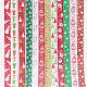 Gedrucktes Polyester-Grosgrainband für Weihnachten SRIB-X0002-01-3