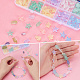ARRICRAFT 275Pcs 15 Styles Transparent & Frosted Glass Beads GLAA-AR0001-47-3