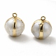Colgantes de perlas naturales PEAR-P004-28KCG-2