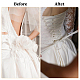 Cordón de tela para el reemplazo de la cremallera del vestido de novia de las mujeres OCOR-WH0046-33-6