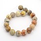 Natural Crazy Agate Round Bead Strands G-M272-03-4mm-2