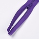 服飾材料  ナイロン閉口ジッパー  ファスナー部品  紫色のメディア  23.5~24x2.5cm FIND-WH0009-A14-3